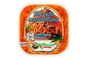 Морковь маринованная с семенами конопли Повний Кошик ведро 1кг