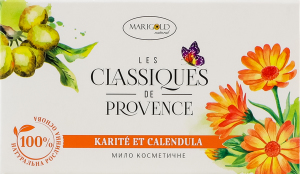 Мило косметичне Каріте і календула Les Classiques de Provence Marigold natural 90г