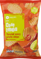 SE Grocers Wavy Potato Chips Chile Limon