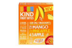 KIND Fruit Bites Mango, Pineapple and Apple - 5 CT