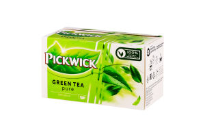 Чай зеленый натуральный Pure Pickwick к/у 20х1.5г