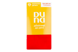 Колготки дитячі Duna 4398 червоний р.122-128