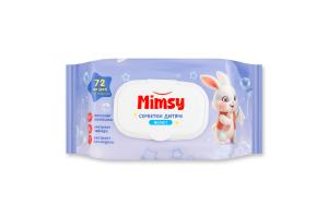 Серветки вологі Mimsy дитячі