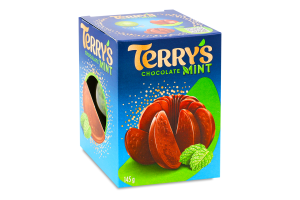 Виріб кондитерський Апельсин з молочного шоколаду з м'ятою 145г Terry's Chocolate