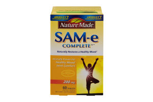 Nature Made SAM-e Complete 200mg Dietary Supplement Tablets - 60 CT
