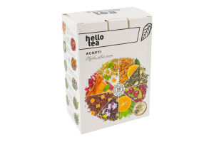 Чай листовий 20 смаків Асорті Hello Tea к/у 20шт