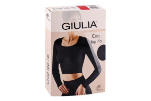 Футболка жіноча Giulia Crop top Rib winery