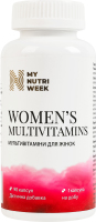 Добавка диетическая капсулы Мультивитамины для женщин My Nutri Week 90шт