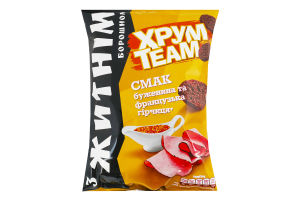 Сухарики с ржаной мукой Буженина и французская горчица ХрумTeam м/у 55г