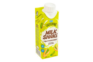 Коктейль молочный 2% ультрапастеризованный с наполнителем Фисташковый Milk Shake Galychyna т/п 235г