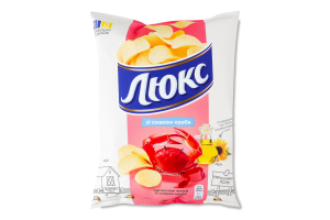 Чипсы картофельные со вкусом краба Люкс м/у 105г