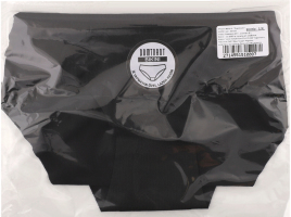 Труси-бікіні жіночі чорні 95%бавовна 5%еластан р.S/M/L/XL 39635 Домінант