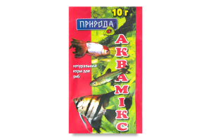 Корм для рыб Аквамикс Природа м/у 10г