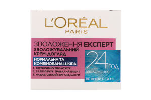 Крем для нормальной смешанной кожи лица Увлажнение Эксперт Loreal 50мл