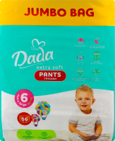 Підгузки-трусики Екстра Софт 6 XL 15+кг 56шт ДаДа