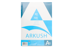 Папір офісний А4 білий 80г/м2 100аркушів Аркуш