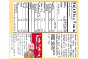 Jell-O Instant Pudding & Pie Filling French Vanilla