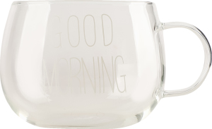 Чашка З добрим ранком скляна 350мл 958198