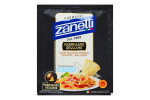 Сыр 32% тертый Пармиджано Реджано DOP Zanetti м/у 40г