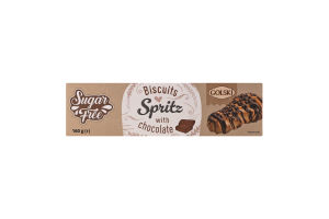Печиво Spritz б/ц з шоколад.Golski 160г