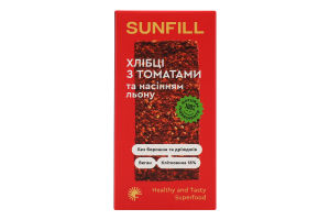Хлібці з томатами SunFill к/у 100г
