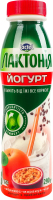 Йогурт 1.5% с наполнителем с пребиотиком лактулозы Абрикос-маракуйя-чиа Лактонія п/бут 290г