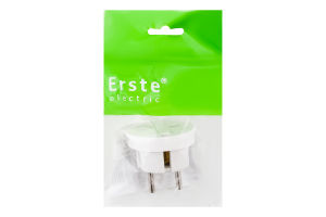 Перехідник д/вилки Брит в Євро 2К+ЗК Erste