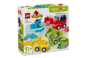 Конструктор для дітей від 1.5року №10474 My first creative vehicles Duplo Lego 42ел