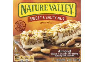 Nature Valley Sweet & Salty Nut Granola Bars Almond - 6 CT
