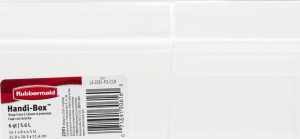 Rubbermaid Handi-Box Snap Case Clear