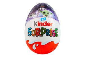 Яйцо из молочного шоколада с молочным внутренним слоем и игрушкой Kinder Surprise м/у 20г