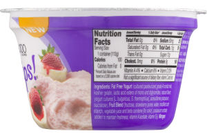 Yoplait Greek 100 Whips! Fat Free Yogurt Mousse Strawberry Cheesecake