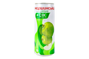 Напиток безалкогольный негазированный сокосодержащий со вкусом яблока Моршинська ж/б 0.33л