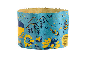 Форма для выпекания для изделий из теста бумажная 130х85мм Патриотическая ТОВ РКСП 1шт