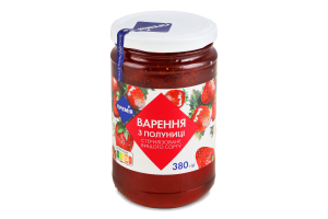 Полуниця варення упак., 0,380 Премія