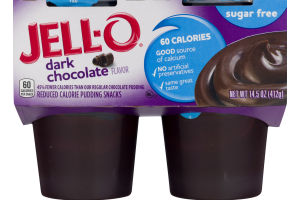 Jell-O Sugar Free Dark Chocolate - 4 CT