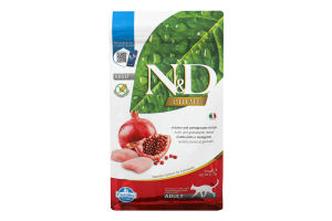 Корм сухий для дорослих котів Chicken&Pomegranate N&D Prime Farmina м/у 300г