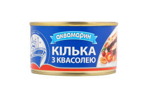 Кілька Аквамарин обсмажені з квасолею у томат.соусі 230г х36