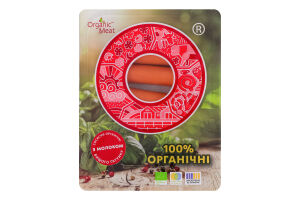 Сосиски органічні з молоком Organic Meat в/ґ лоток 300г