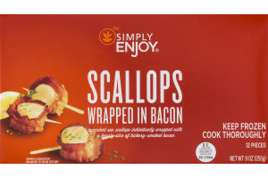 Simply Enjoy Scallops Wrapped In Bacon - 12 CT