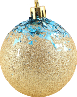 Прикраса ялинкова Куля Символіка Іній 60мм 31519