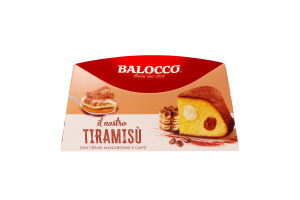 Кекс Balocco Тірамісу крем з маскарп і кавов крем