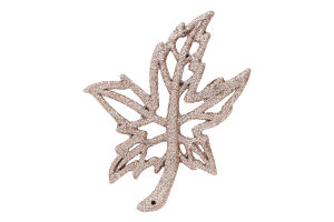 Підвіска Лист кленовий блиск 12х10см 2309-3