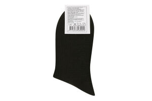 Носки мужские однотонные рубчик классические Ningbo Union Point Imp&Exp Co. Ltd №FHF24111685 38-45 в ассорт