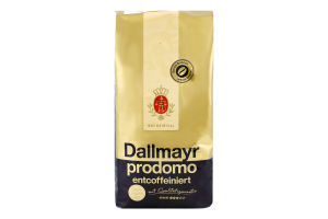 Кава смажена в зернах без кофеїну Promodo Dallmayr м/у 500г