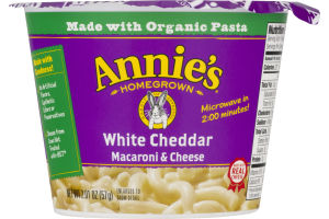 Annie's Homegrown Macaroni & Cheese White Cheddar