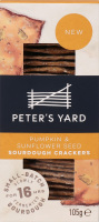 Крекери Peter's Yard з гарбузом і насінням соняшн