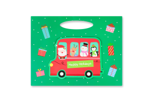 Пакет подарунковий KPMN 26*11*20см