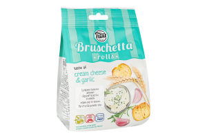 Сухарики Flint Bruschetta rolls крем-сир та часник