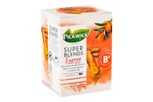 Чай травяной ароматизированный витаминизированный Лемонграсс Energy Super blends Pickwick к/у 15х1.5г